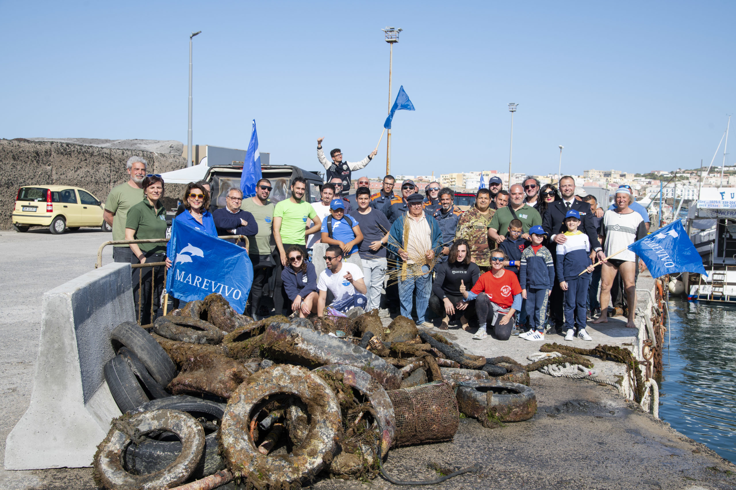 A Pantelleria giornata dedicata all’educazione ambientale e alla rimozione di rifiuti, sopra e sotto il livello del mare
