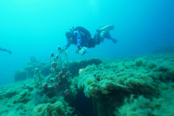 Divisione Subacquea Marevivo Rete Relitto Pavlos 1