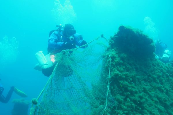 Divisione Subacquea Marevivo Rete Relitto Pavlos 3