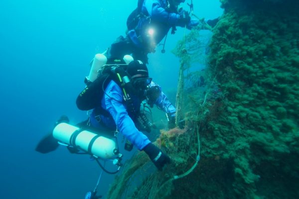 Divisione Subacquea Marevivo Rete Relitto Pavlos 8