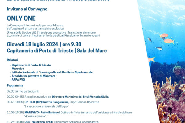 Locandina Digitale Only One 18 Luglio Trieste Locandina Digitale Only One 18 Luglio Trieste