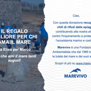 E-card Recupera 10 kg di rifiuti dalle coste